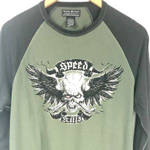 Lucky Brand Graphic Baseball T-shirt